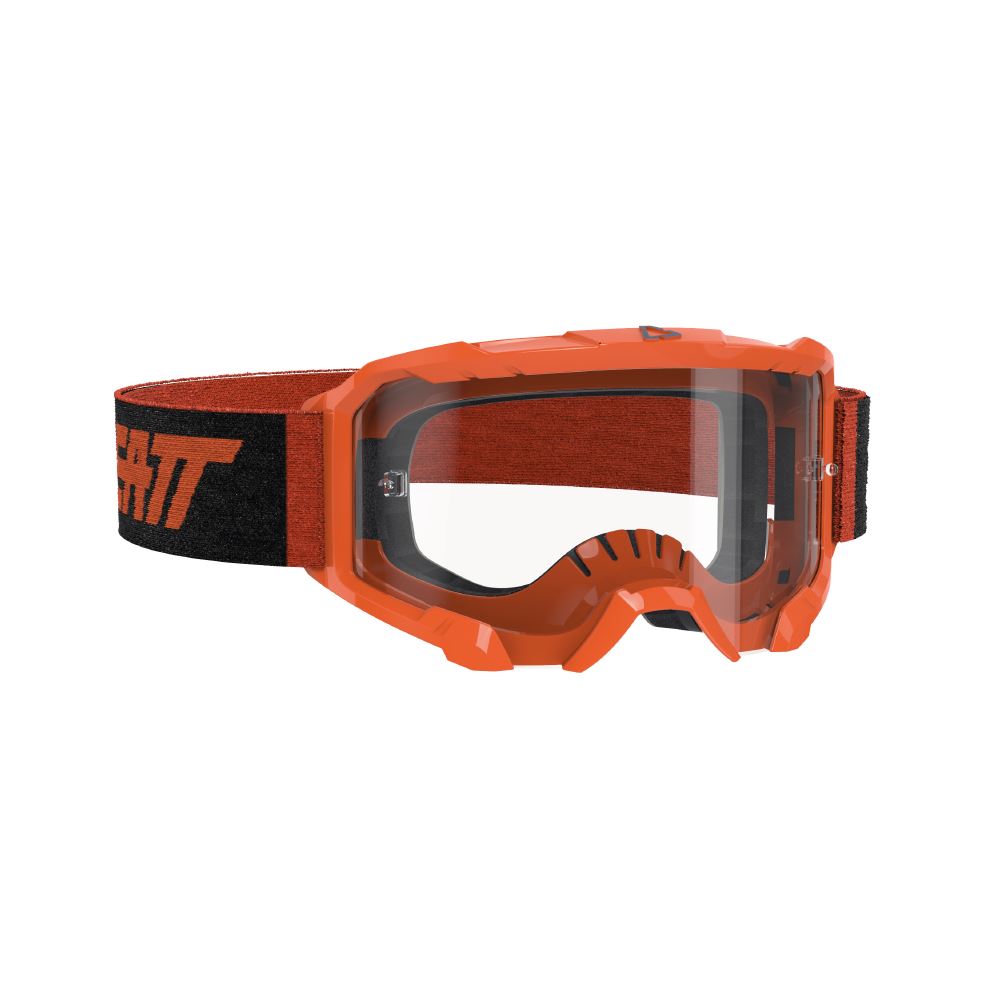 Leatt 2024 Goggles Velocity 4.5 Neon Orange - Clear Lens